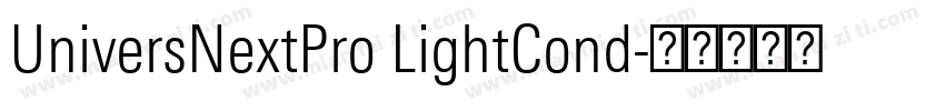 UniversNextPro LightCond字体转换